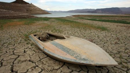 Drought Drops Lake Mead Water Level To 40 Year Lows