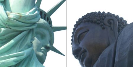 Liberty and budda