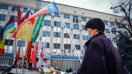 Ukraine protestor