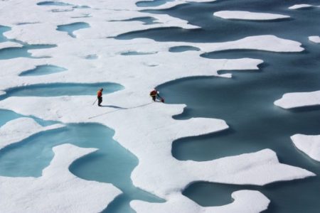 Arctic ice melt