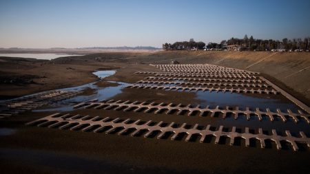 Dried reservoir