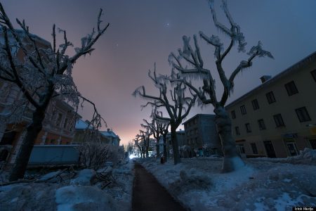 Slovenia ice storm