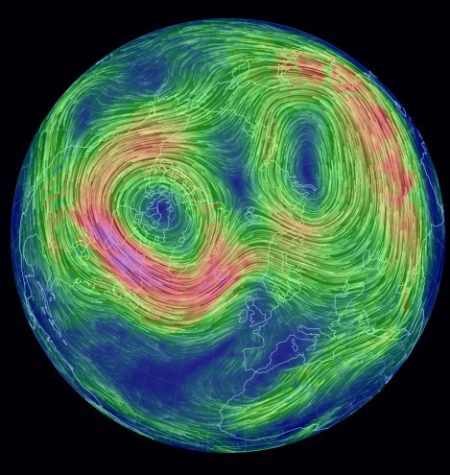 Warm Arctic Winds Rip Polar Vortex in Half, Blast East Face of ...