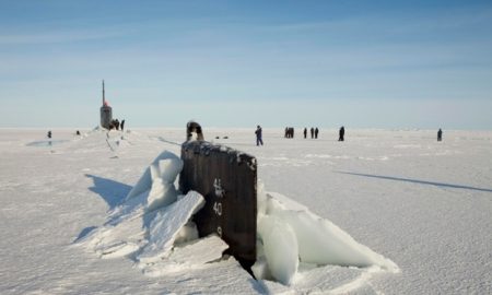 Submarine ice