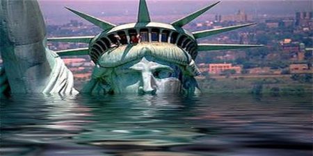 Lady Liberty Submerged